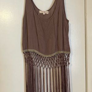 Fringe tank top